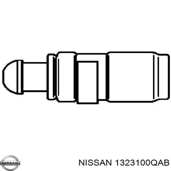 Гідрокомпенсатор, гідроштовхач, штовхач клапанів 1323100QAB Nissan