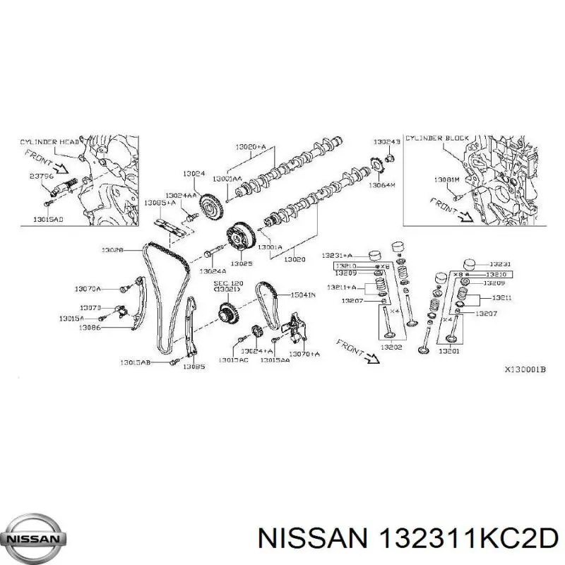 132311KC2D Nissan/Infiniti Гідрокомпенсатор