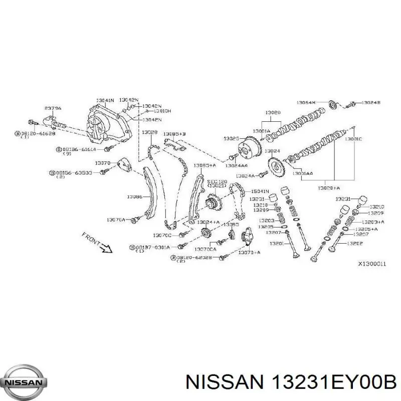 13231EY00B Nissan/Infiniti Гідрокомпенсатор