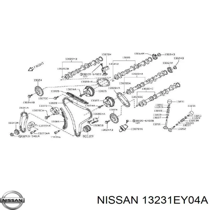 13231EY04A Nissan/Infiniti Гідрокомпенсатор
