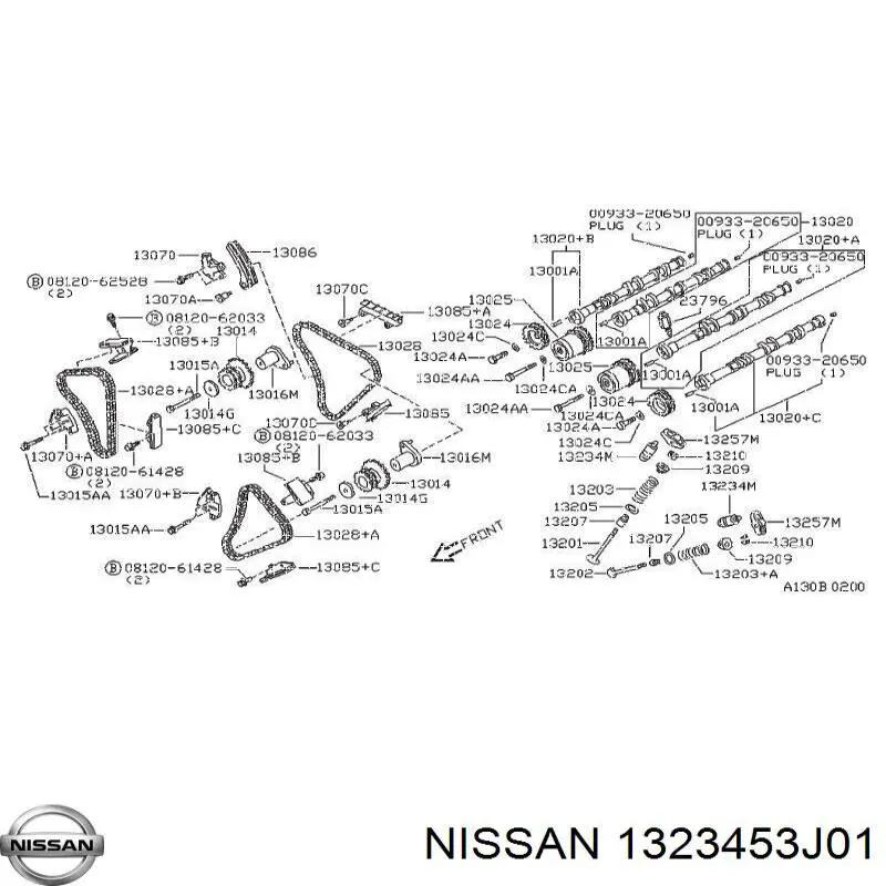 Штовхач клапана гідравлічний Nissan/Infiniti 1323453J10 ціна, від 20.27 USD