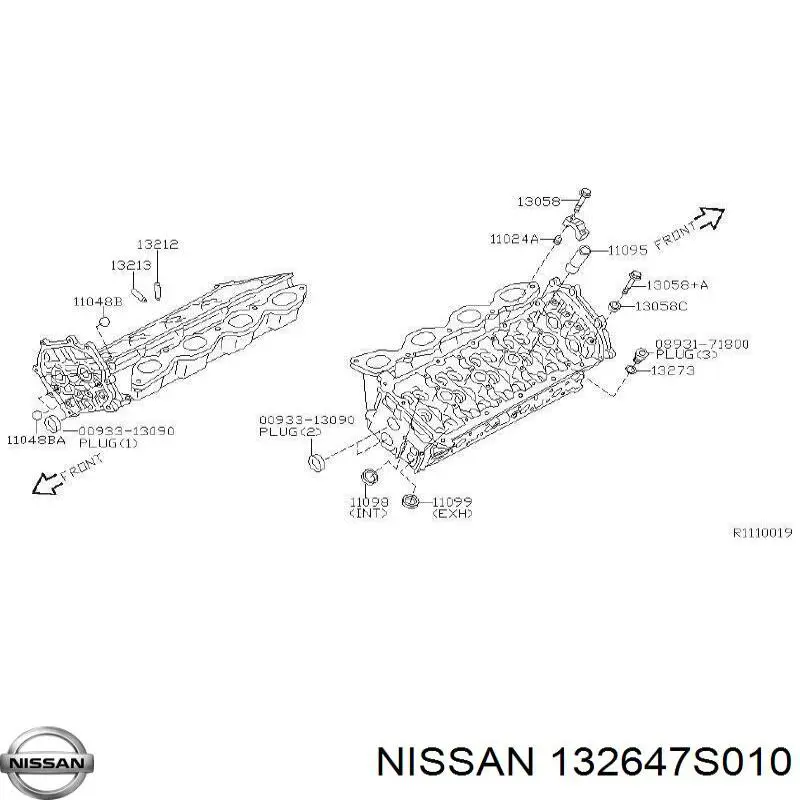  Nissan/Infiniti 132647S010 ціна, від 133.01 USD