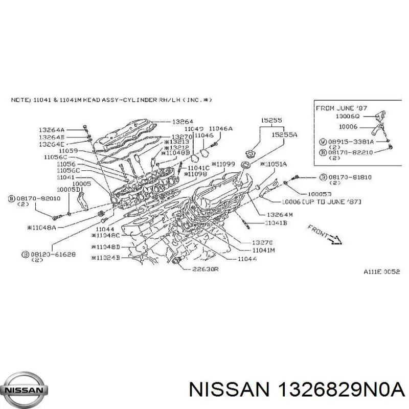  1326829N0A Nissan