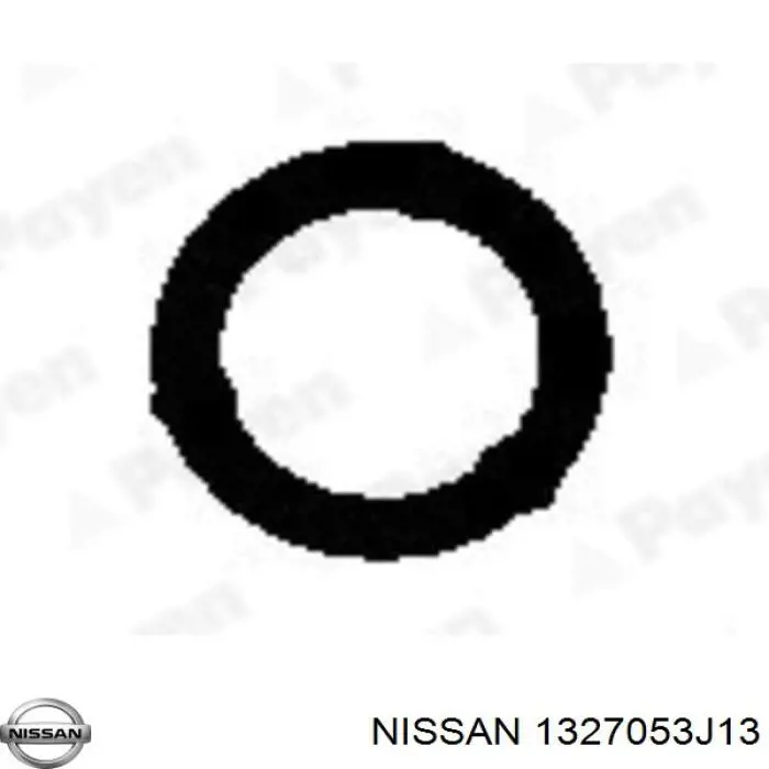 Прокладка клапанної кришки двигуна, кільце 1327053J13 Nissan/Infiniti