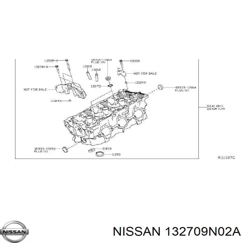  Nissan/Infiniti 132709N02A ціна, від 7.28 USD