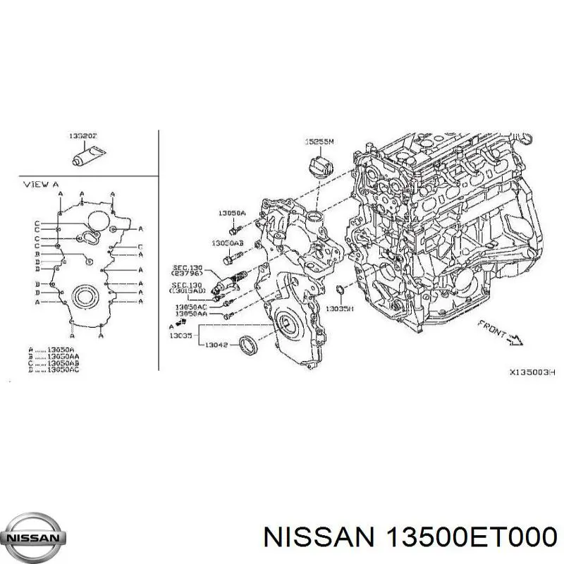 13500ET000 Nissan/Infiniti 