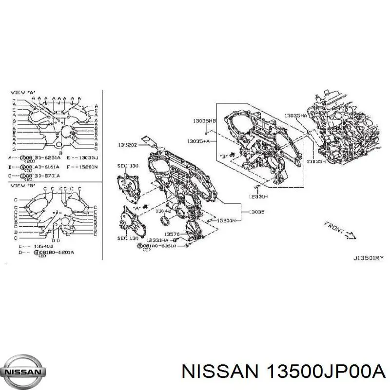 13500JP00A Nissan/Infiniti 