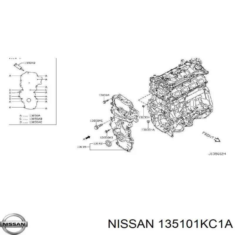 Сальник коленвала двигуна, передній NOK BHH956AO ціна, від 4.65 USD
