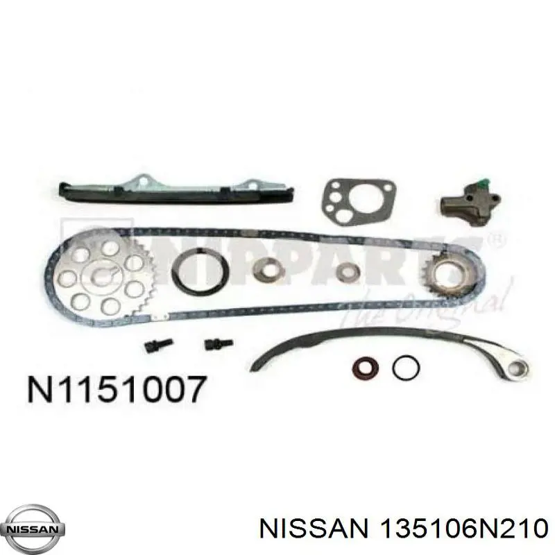 Сальник коленвалу 135102F200 Nissan/Infiniti