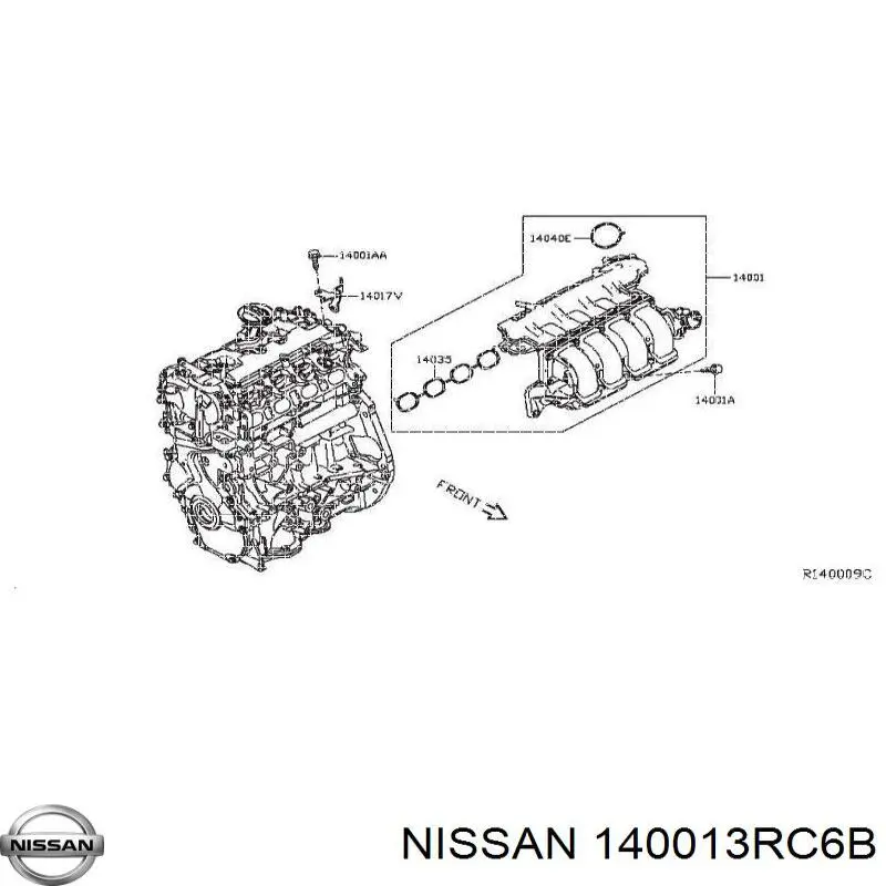  140013RC6B Nissan