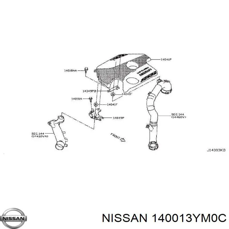 140013YM0C Nissan/Infiniti Колектор впускний