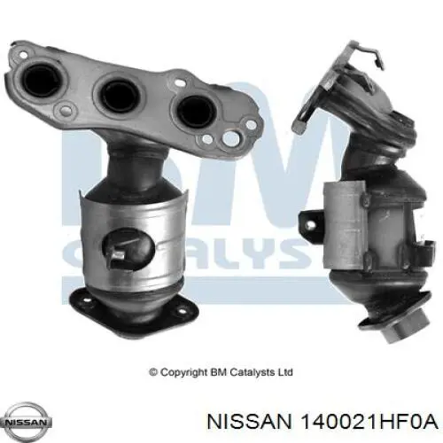 BM92154H BM Catalysts Система випуску газів двигуна