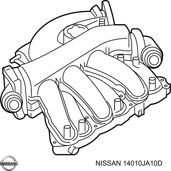 Колектор впускний верхній 14010JA10D Nissan/Infiniti