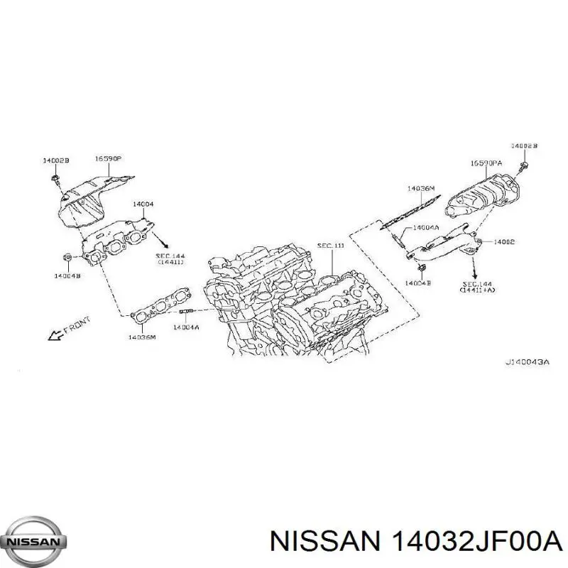14032JF00A Nissan/Infiniti 