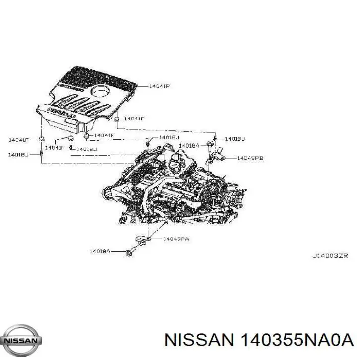  140355NA0A Nissan