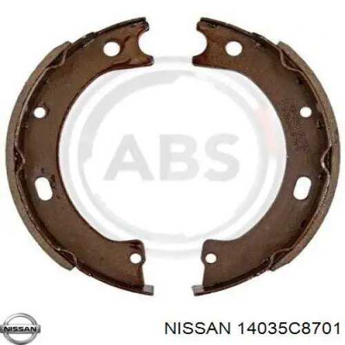 14035C8701 Nissan/Infiniti Прокладка, впускний/випускний колектор, поєднана