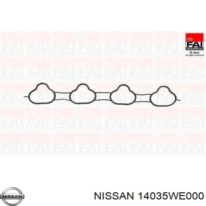 Прокладка впускного колектора Nissan Teana (J31) (Нісан Теана)
