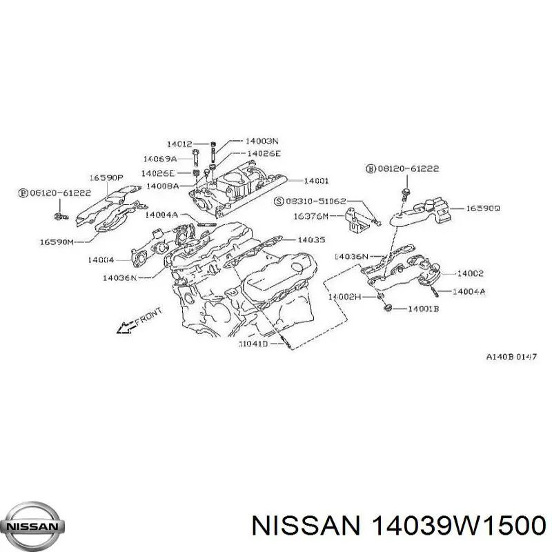  14039W1500 Nissan