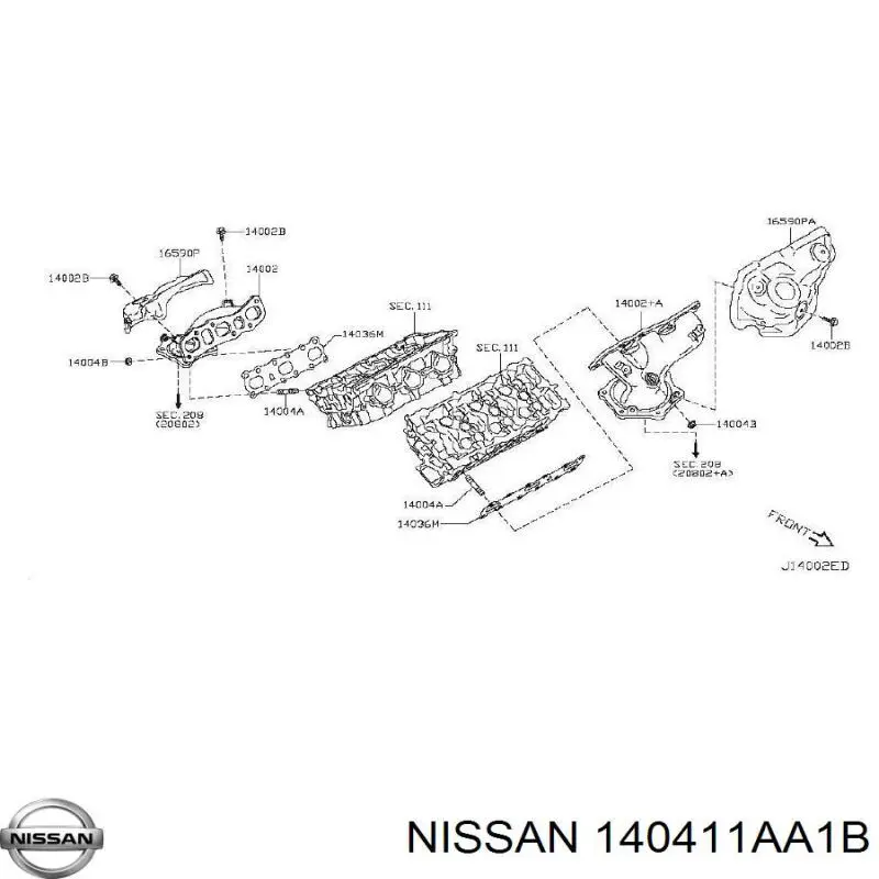  140411AA1B Nissan