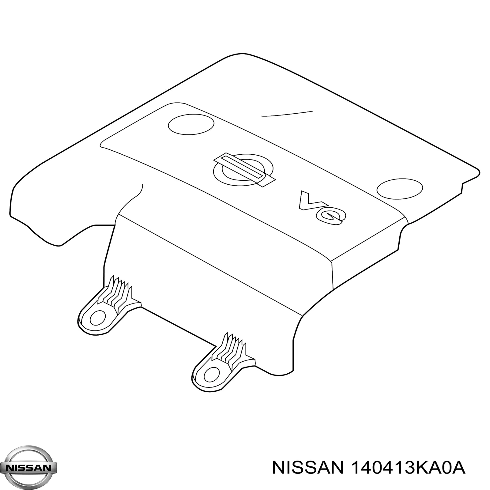 140413KA0A Nissan кришка клапанна