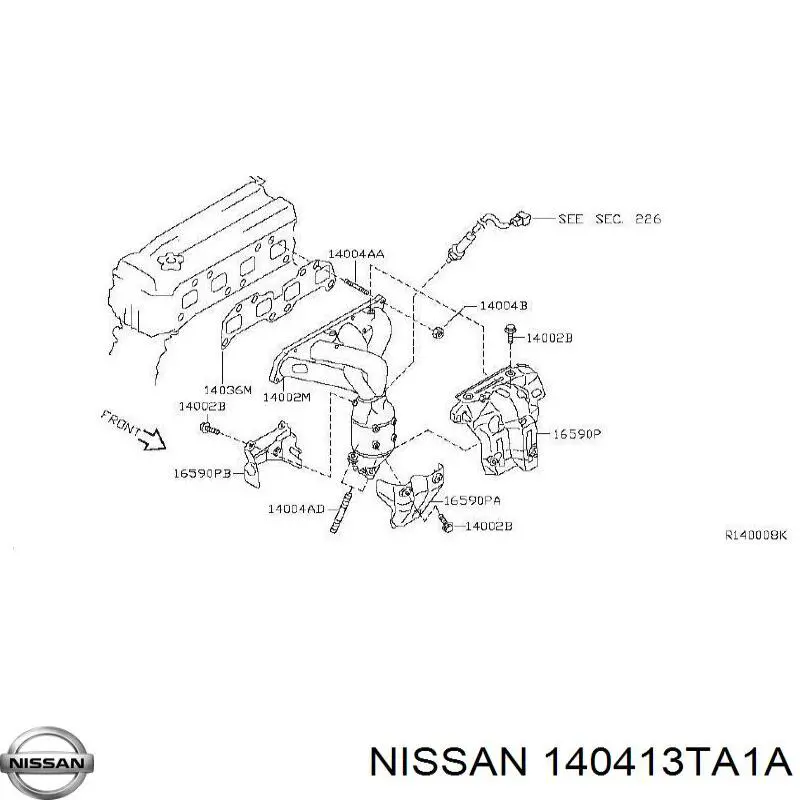  Nissan/Infiniti 140413TA1A ціна, від 32.08 USD