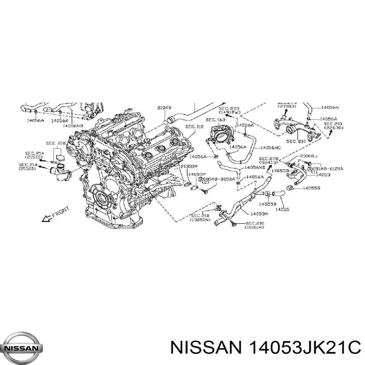 14053JK21C Nissan/Infiniti 