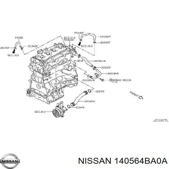 140564BA0A Nissan/Infiniti 