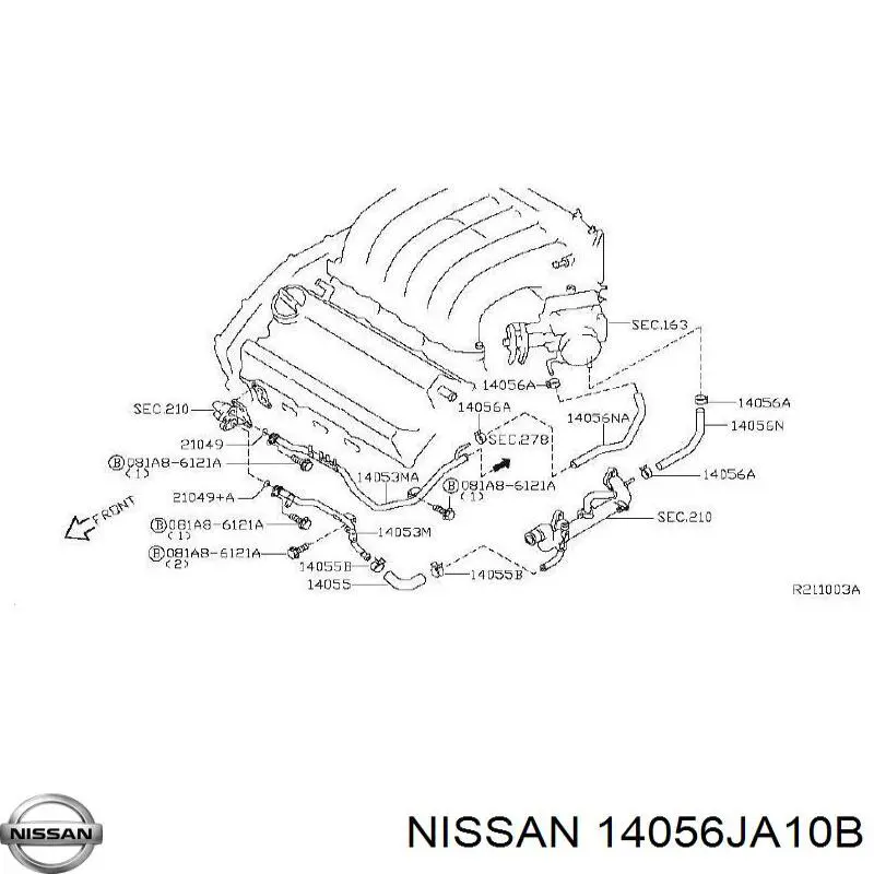 Купити 14056JA10B Nissan/Infiniti 
