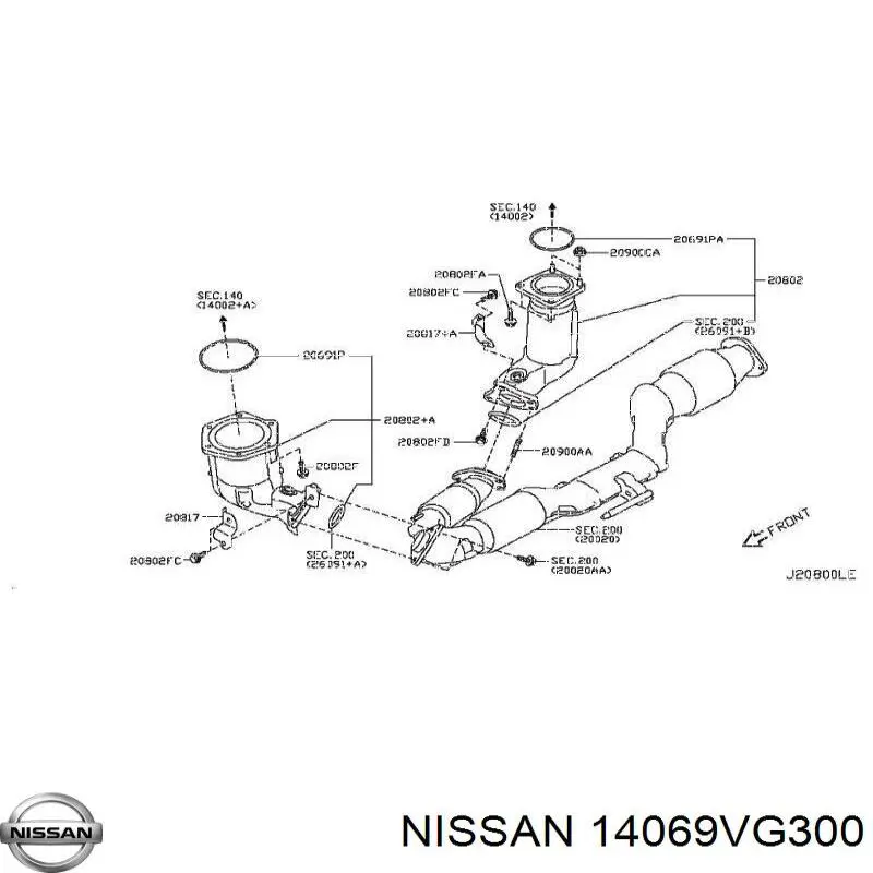 Купити 14069VG300 Nissan/Infiniti 