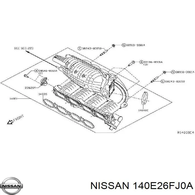  140E26FJ0A Nissan