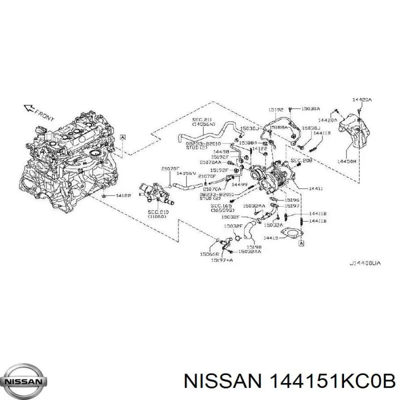 Купити 144151KC0B Nissan/Infiniti 