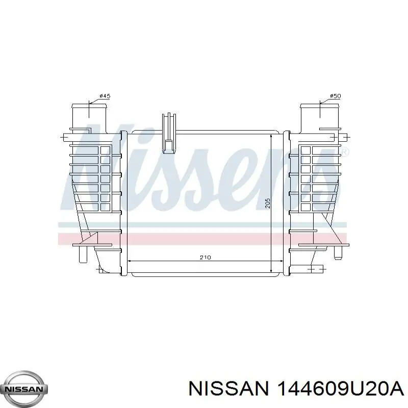 144609U20A Nissan/Infiniti Трубка, що нагнітається