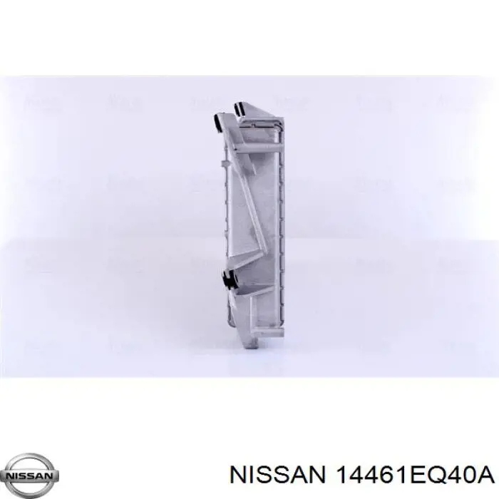 Радіатор интеркуллера 14461EQ40A Nissan