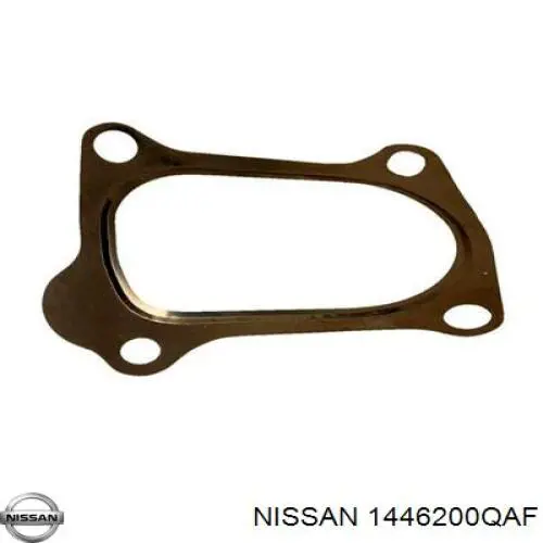 1446200QAF Nissan прокладка турбіни вихлопних газів, впуск