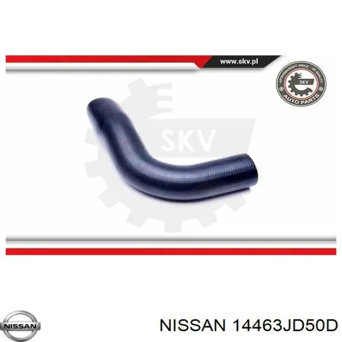 14463JD50D Nissan/Infiniti Трубка, що нагнітається