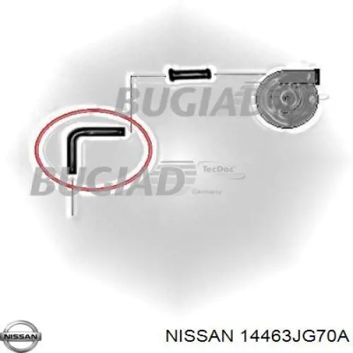 Купити 144637670R Renault (RVI) Шланг/патрубок интеркуллера