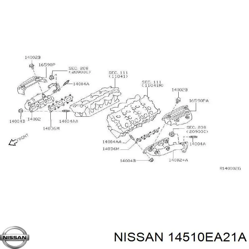  Nissan/Infiniti 14510EA21A ціна, від 111.78 USD