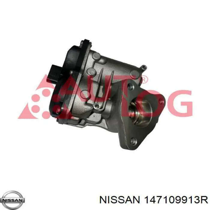 Байпасний клапан EGR, рециркуляції газів 147109913R Nissan