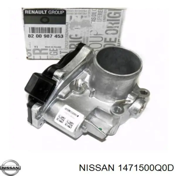 1471500Q0D Nissan/Infiniti Дросільна заслінка в зборі