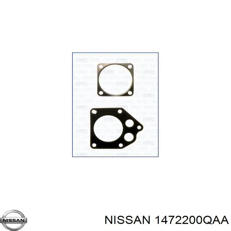 Прокладка холодильника EGR системи рециркуляції газів Nissan Tiida (C11X) (Нісан Тііда)
