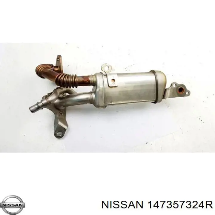 Радіатор системи EGR рециркуляції вихлопних газів 147357324R Nissan/Infiniti
