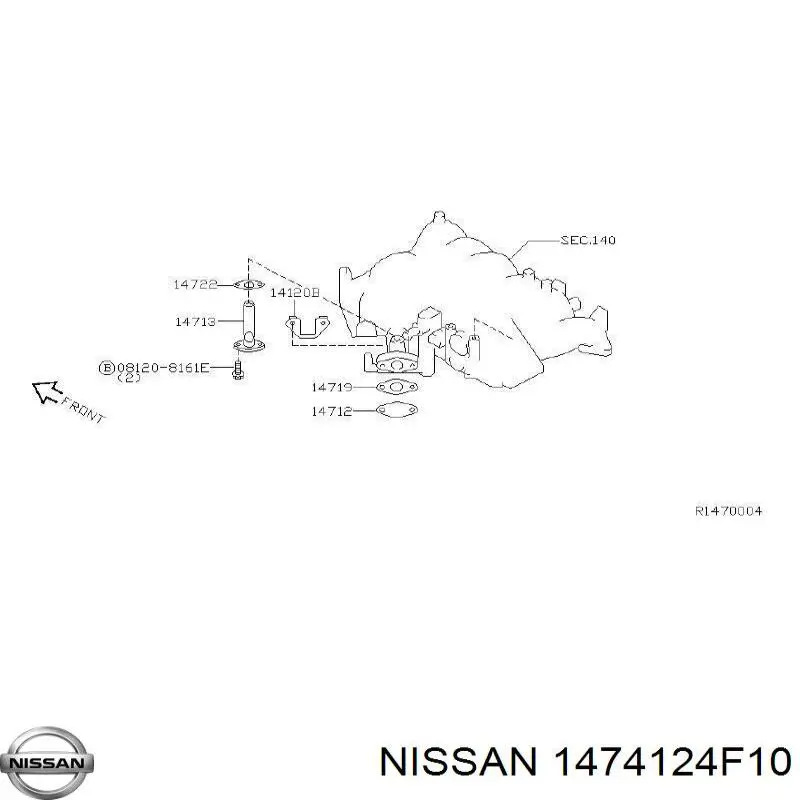  1474124F10 Nissan