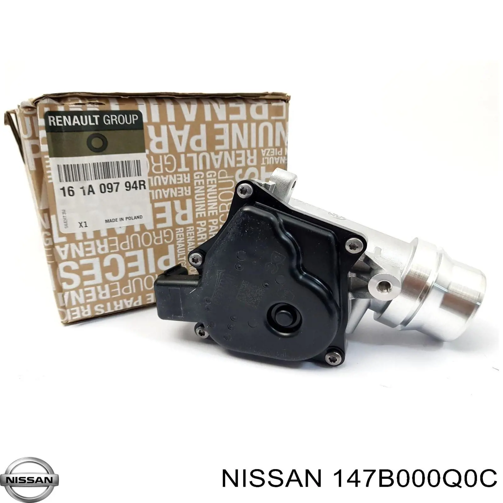 Купити 147B000Q0C Renault (RVI) Регулююча заслонка EGR