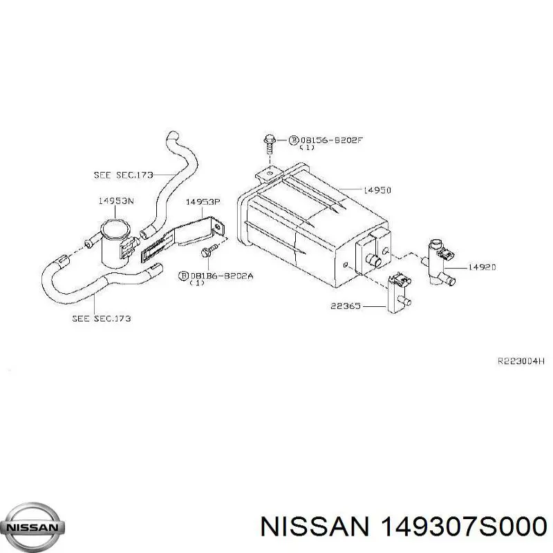  Nissan/Infiniti 149307S000 ціна, від 34.20 USD