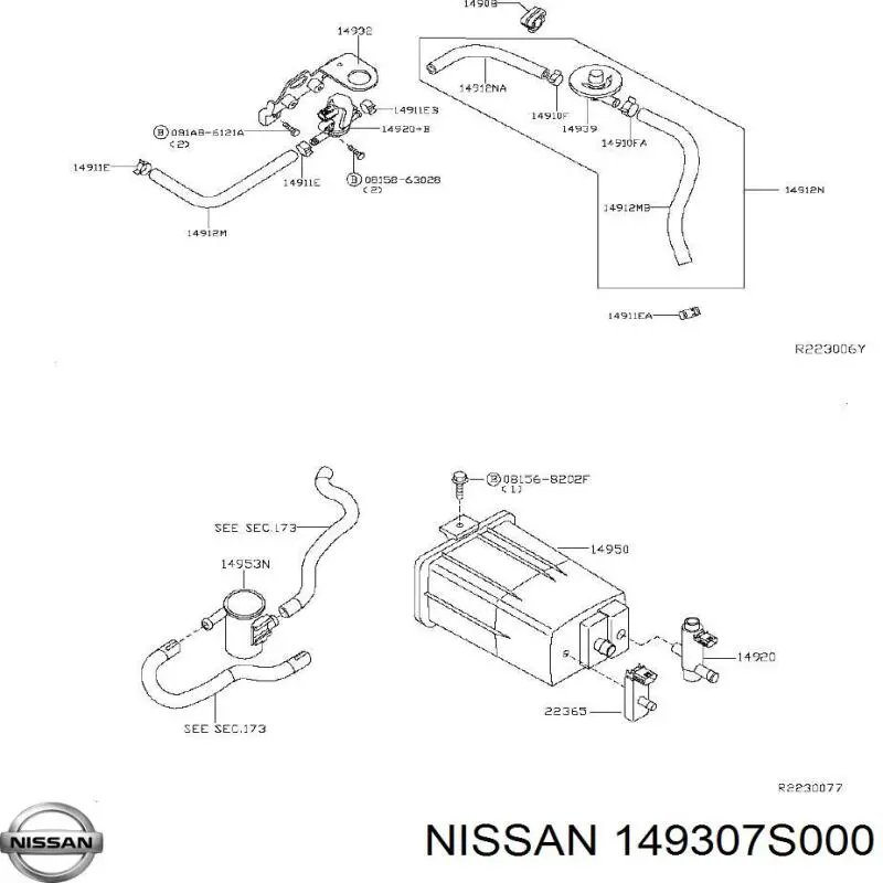  149307S000 Nissan