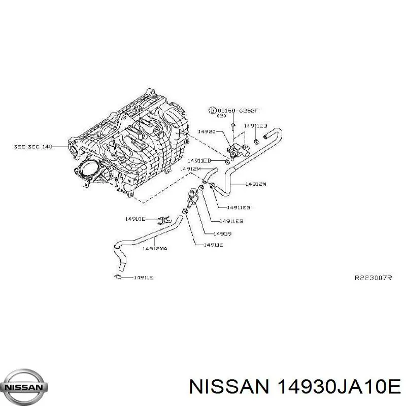 Купити 14930JA10E Nissan/Infiniti 