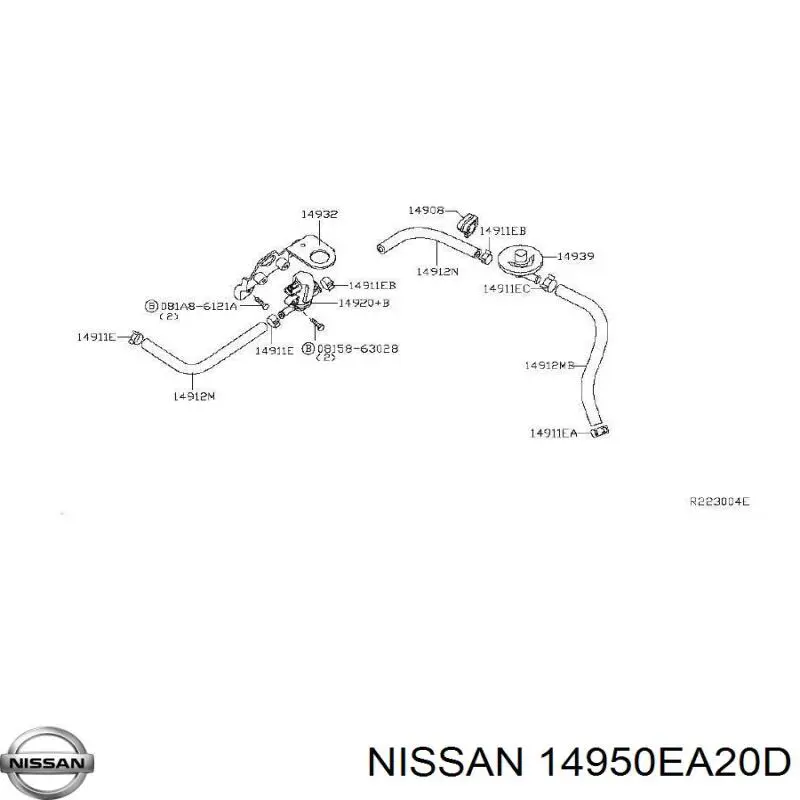 14950EA20D Nissan/Infiniti 
