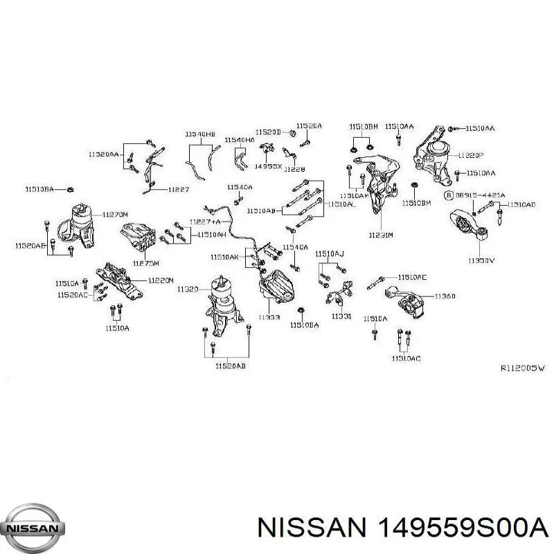  Nissan/Infiniti 149559S00A ціна, від 6.07 USD