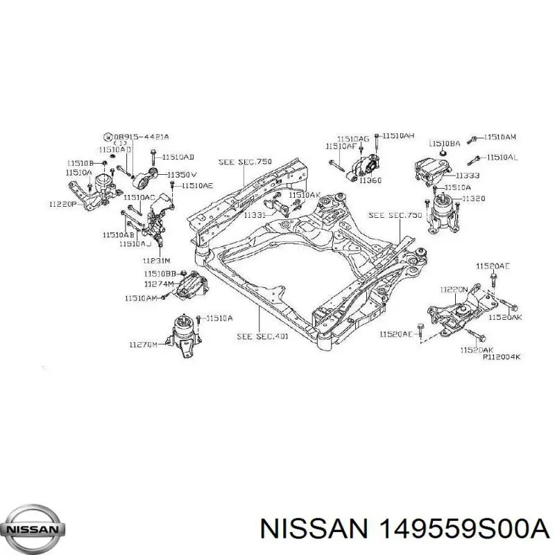 Купити 149559S00A Nissan/Infiniti 