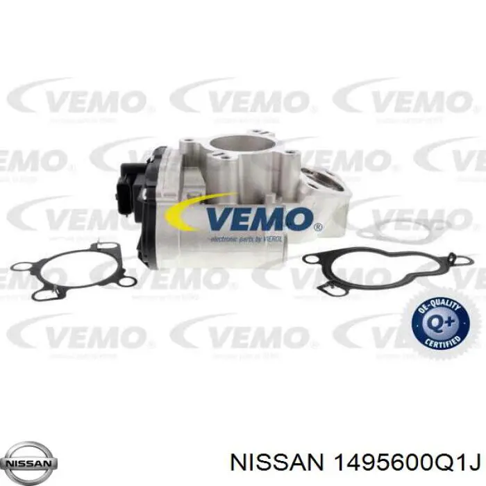 Клапан EGR Nissan/Infiniti 1495600Q1J ціна, від 50.66 USD